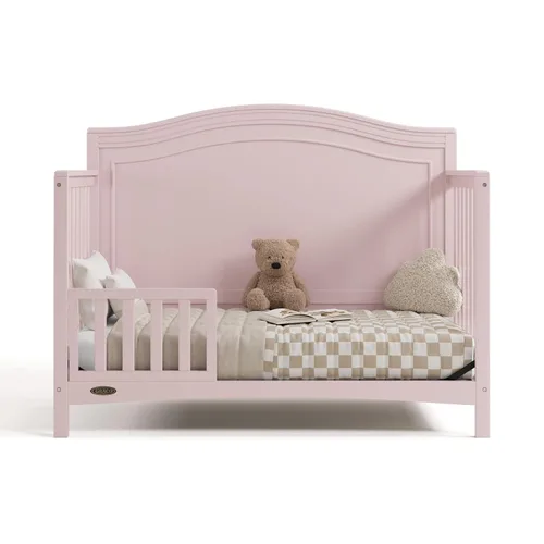 Vista 11 de Graco Paris 4 en 1 Cuna Convertible - Certificada GREENGUARD Gold, se convierte en cama infantil, diván y cama completa, se ajusta a colchón de cuna