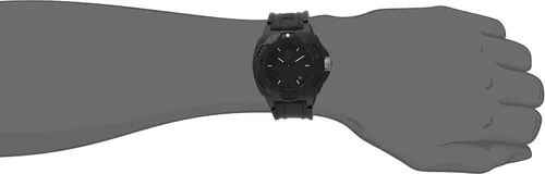 Vista 2 de Luminox Reloj 0201.BO Sentry 0200 Blackout con banda de goma para hombre, Moderno