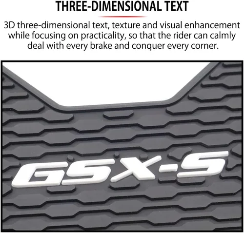 Vista 4 de Para GSX-S750 GSX-S750 Z gsx s750 2021 2020 2019-2017 Accesorios para tanque de combustible lateral de motocicleta Adhesivo antideslizante Placa