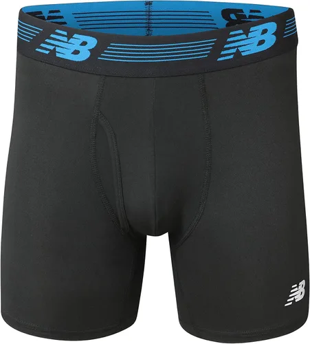 Vista 2 de New Balance - Bóxer para hombre, 6 pulgadas, parte delantera con bolsa, 3