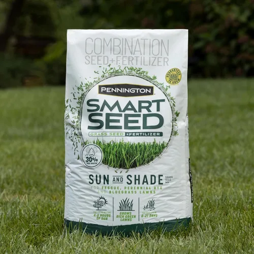 Vista 13 de Pennington Smart Seed - Mezcla de semillas para césped Sun and Shade 20 libras, Etiqueta Negra