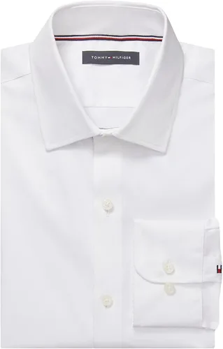 Vista 3 de Tommy Hilfiger Camisa de vestir para hombre Slim Fit Stretch Twill