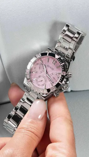 Vista 6 de GUESS Silver-Tone Multifunction Watch