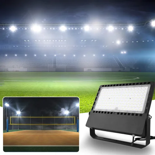 Vista 7 de ILLSTAR Luces LED de estadio de 240 W, 36000 lúmenes, luz de inundación LED súper brillante al aire libre para arena, patio trasero