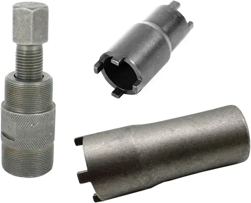 Vista 3 de Kit de embrague de arranque de 4 piezas, extractor de volante y tuerca + llave de bloqueo de embrague para GY6 Scooter 125cc 150cc 152QMI 157QMJ