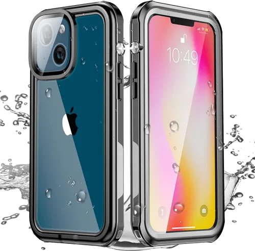 Vista 11 de AICase Funda impermeable para iPhone 17e, transparente, a prueba de agua, a prueba de golpes, a prueba de polvo, a prueba de nieve, cuerpo completo