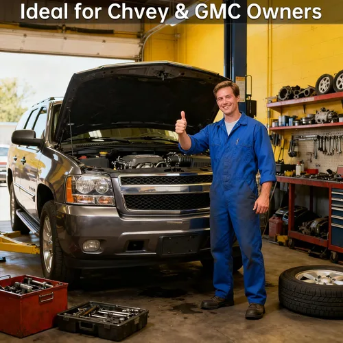 Vista 6 de Dos parachoques de brazo de control y dos parachoques de eje trasero de control reemplazan 15153958 905-208 15039397 compatible con Chevy Silverado