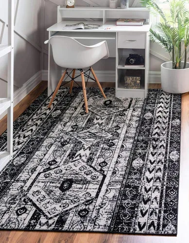Vista 12 de Unique Loom Portland Collection - Alfombra de área (2 pies 2 pulgadas x 3 pies 1 pulgada, rectangular, marfil / gris)