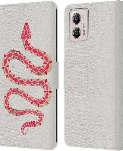 Vista 16 de Head Case Designs Officially Licensed Cat Coquillette Alpacas Animals Leather Book Wallet Case Cover Compatible with Motorola Moto G53 5G