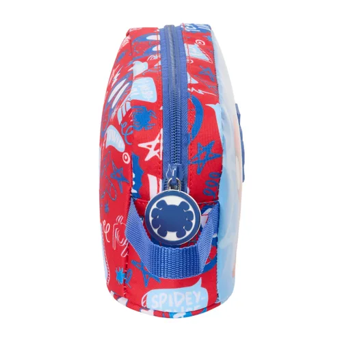 Vista 3 de Portameriendas Térmico Spider-Man Rescue Azul Rojo 21,5 x 12 x 6,5 cm