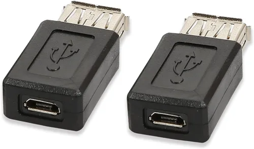 Vista 4 de ELECTOP Paquete de 2 adaptadores USB 2.0 A hembra a USB Micro Hembra