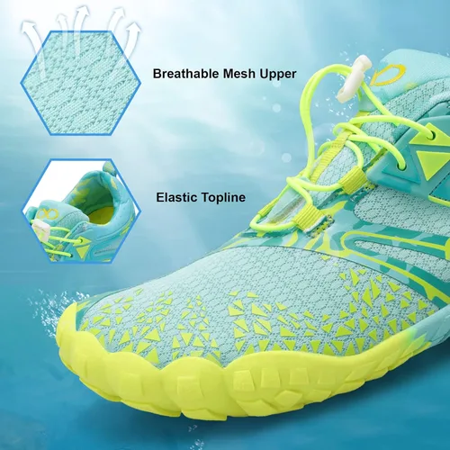 Vista 4 de XIHALOOK - Zapatos deportivos de senderismo para mujer y hombre, de secado rápido, para playa, caminar, kayak, surf, entrenamiento