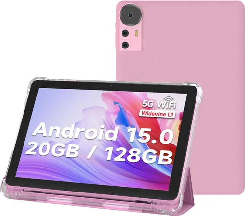 Vista 9 de DIGITHINK Tablet PC 10 pulgadas Android 15.0, tabletas Android, DDR4 4GB RAM+16GB Extiende 20GB ROM 2MP+8MP cámara dual, 2.4G+5G WiFi Bluetooth 1TB