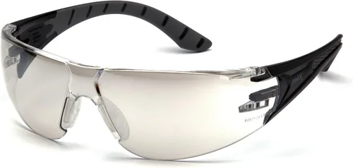 Vista 5 de Pyramex Endeavor Plus Safety Glass Black/Gray Frame With Foam Padding Clear H2MAX Anti-fog Lens