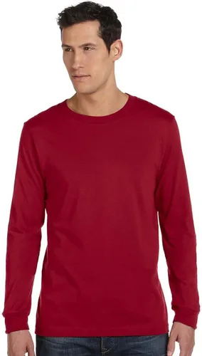 Vista 63 de Canvas Filmore 3501 - Camiseta de 4.2 onzas para hombre manga larga (1) Ceniza + (1) Jaspeado atlético