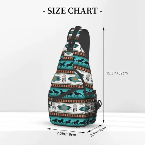 Vista 2 de Mochila ligera para el pecho, mochila cruzada para hombres y mujeres, linda mochila para gimnasio, deportes, viajes, senderismo