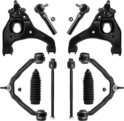 Vista 436 de Detroit Axle - Kit de suspensión frontal de 10 piezas para Dodge Avenger 2008-2014, Chrysler Sebring 2007-2010, 2 brazos de control inferiores, 2