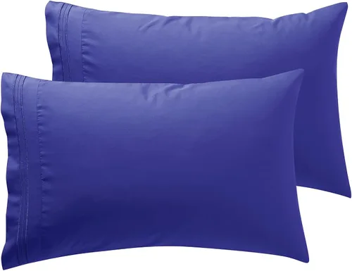 Vista 106 de Nestl - Juego de 2 fundas de almohada de microfibra azul playa tamaño Queen, 20 x 30 pulgadas