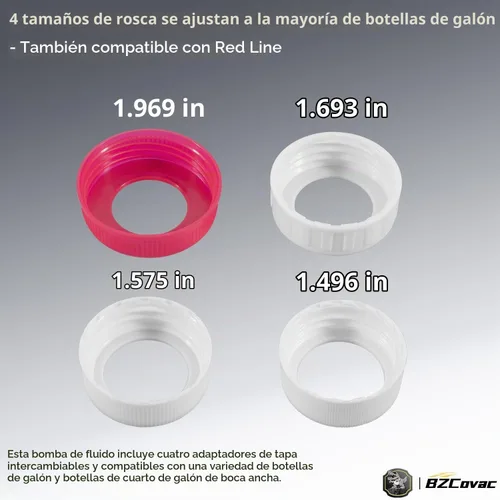 Vista 5 de Bomba de transferencia de aceite manual de 30 cc para botellas de galón y botellas de cuarto de galón de boca ancha - Transfiere aceite