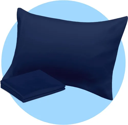 Vista 9 de Avalon Bedding Juego de 2 fundas de almohada de tamaño estándar color gris, mezcla de algodón de 200 hilos, suaves y transpirables, perfectas