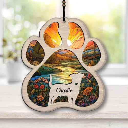 Vista 5 de Regalos conmemorativos personalizados para perros afganos, adorno de perro afgano personalizado, árbol de Navidad, regalo de recuerdo de mascotas
