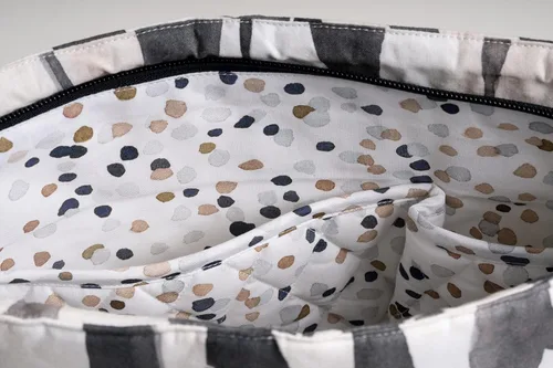 Vista 6 de Maison d' Hermine Bolsa de hombro 100% algodón, bolsa de trabajo informal para mujer, bolsas de gran capacidad para compras, viajes, playa, gimnasio