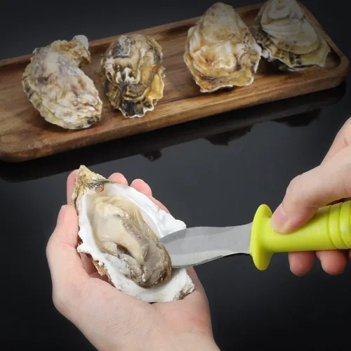 Vista 4 de Abridor de ostras Cuchillo para Shucking de ostras Herramienta de abridor de mariscos