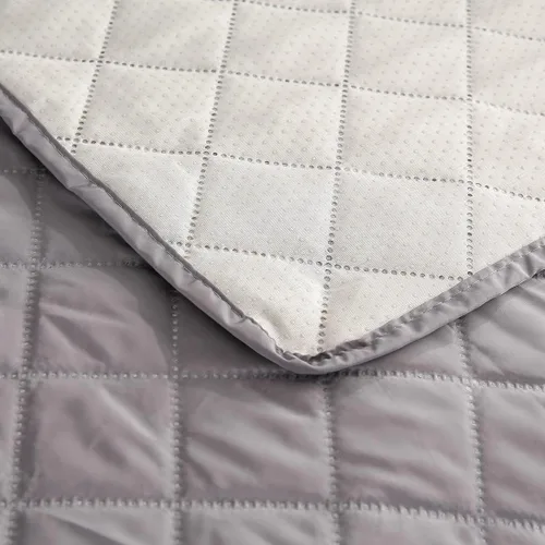 Vista 6 de vctops Funda acolchada de doble protección, 100 % impermeable, funda antideslizante para sofá de 2 plazas, protector reversible de muebles para Gris