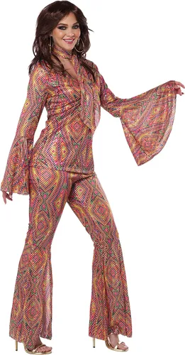Vista 3 de California Costumes Disfraz de discoteca de los años 70 para mujer