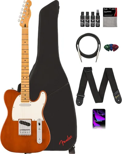 Vista 24 de Fender Player II Modified Telecaster - Paquete de ráfaga de 3 tonos con estuche, correa, cable, juego de púas de 3 piezas y kit de limpieza