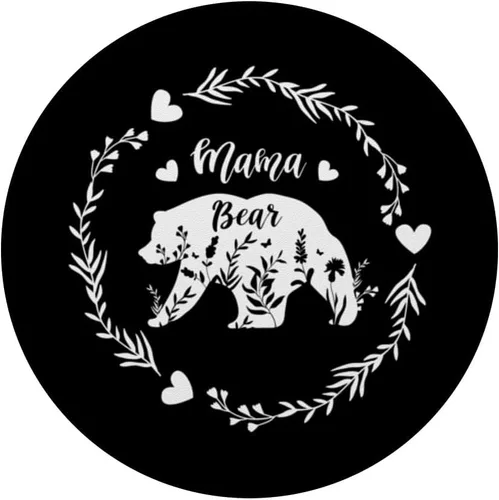 Vista 3 de PopSockets PopGrip intercambiable de Mama Bear