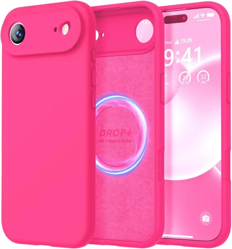 Vista 484 de LOVE 3000 Diseñada para Funda iPhone Air, Silicona Premium [Compatible con Magsafe][Forro de Microfibra Suave Anti-Rayones] Funda Protectora