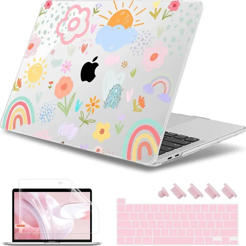 Vista 8 de May Chen Funda para MacBook Pro de 13 pulgadas M2 2023, 2022, 2021, 2020 A2338 M1 A2251 A2289, carcasa rígida de plástico para MacBook Pro de 13