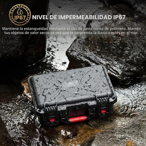 Vista 4 de STARTRC Mini 4 Pro Funda de Transporte Dura Impermeable para DJI Mini 3 Pro/3 Accesorios, Estuche de Viaje para Fly More Combo