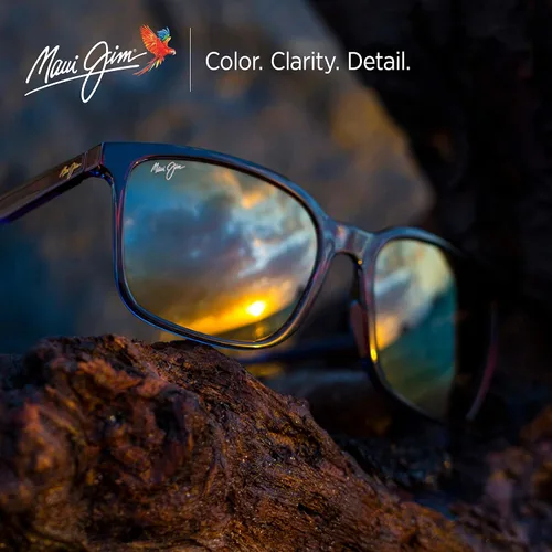 Vista 2 de Maui Jim Gafas de sol clásicas polarizadas Wild Coast para hombre y mujer