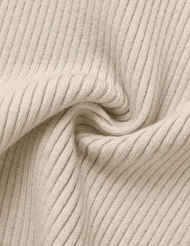 Vista 5 de ZESICA Camiseta de manga corta con cuello redondo y punto acanalado para mujer, ajustada, camiseta básica de verano 2023 de color sólido