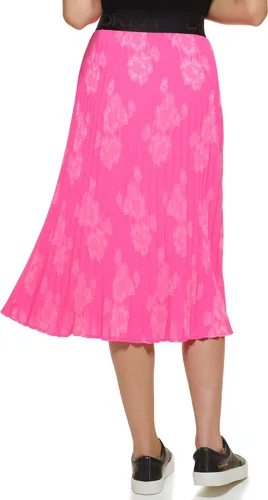 Vista 3 de DKNY Falda deportiva con logotipo en la cintura para mujer