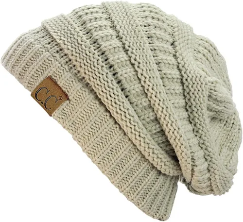 Vista 48 de C.C Trendy Warm Chunky Soft Stretch Cable Knit Beanie