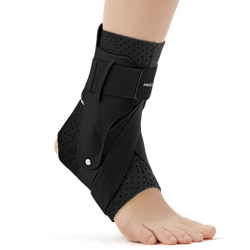 Vista 8 de Hocafer Tobillera Izquierda para Hombre y Mujer - Soporte de Tobillo para Esguince de Tobillo para Aquiles, Tendón, Esguince, Recuperación