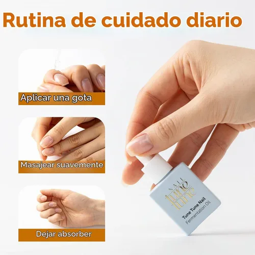 Vista 6 de TuneTune - Aceite para cutículas de 0.3 fl oz Aceite de uñas coreano fermentado para uñas y cutículas Aceite hidratante para cutículas secas