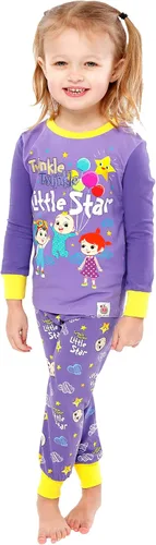 Vista 2 de CoComelon Pijamas JJ And YoYo - Pijamas para niñas Conjuntos de pijama para niñas Pijamas de invierno para niñas Tallas 12M a 5