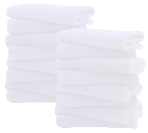 Vista 5 de Paquete de 8 paños grandes para eructos para bebé, 20 x 10 pulgadas, paños para eructos ultra absorbentes, paños de mano, toalla para recién nacido