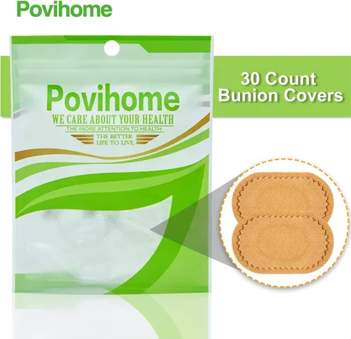 Vista 8 de Povihome 30 almohadillas de cojín para juanetes, protectores de pies para juanetes sin látex; permanecen en su lugar todo el día, adhesivo fuerte