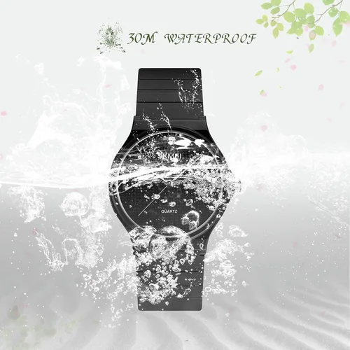 Vista 6 de SKMEI Reloj impermeable para mujer, reloj de pulsera para mujer, vestido casual, analógico, de cuarzo, para mujer