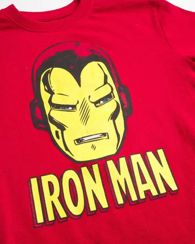 Vista 2 de Marvel Avengers Boys 3 Pack T-Shirts Spider-Man, Hulk, Captain America, Iron Man, Thor (4-16)