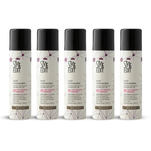 Vista 34 de Style Edit - Corrector de raíces, cubre instantáneamente canas y raíces, calidad de salón de belleza profesional