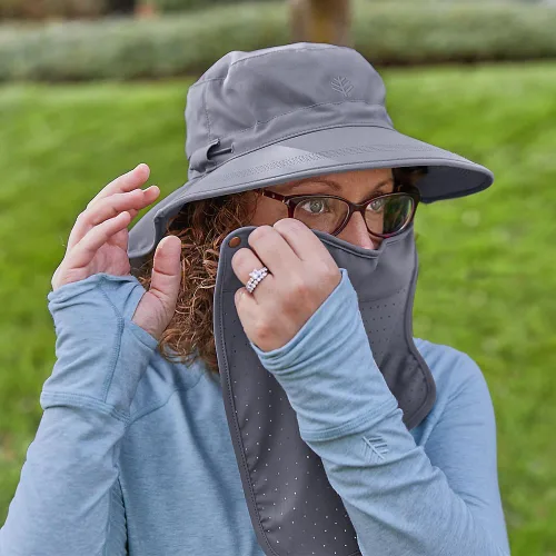 Vista 5 de Coolibar Camiseta de manga larga LumaLeo UPF 50+ para mujer, protección solar