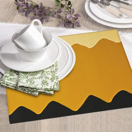Vista 8 de Tapete de microfibra para secar platos para encimera de cocina, almohadillas absorbentes para secar platos, tapete de drenaje de cocina