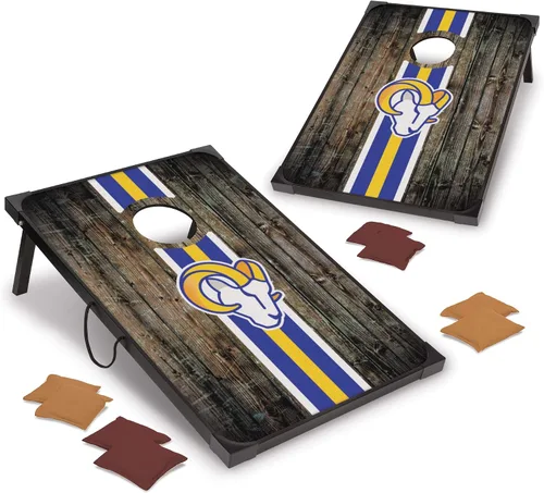 Vista 11 de Wild Sports - Set Deluxe para Jugar Cornhole con Tablero de MDF de 2 x 3 Pies - Incluye Esquinas y Delantales