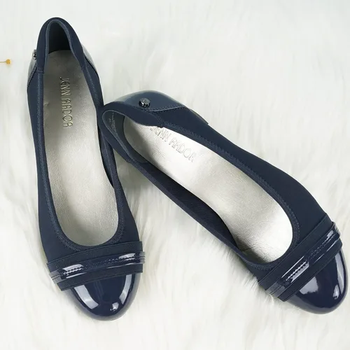 Vista 3 de JENN ARDOR Zapatos de tacón bajo con punta redonda cerrada, zapatos de vestir clásicos de media cuadrada, para boda, fiesta, oficina, 2 pulgadas